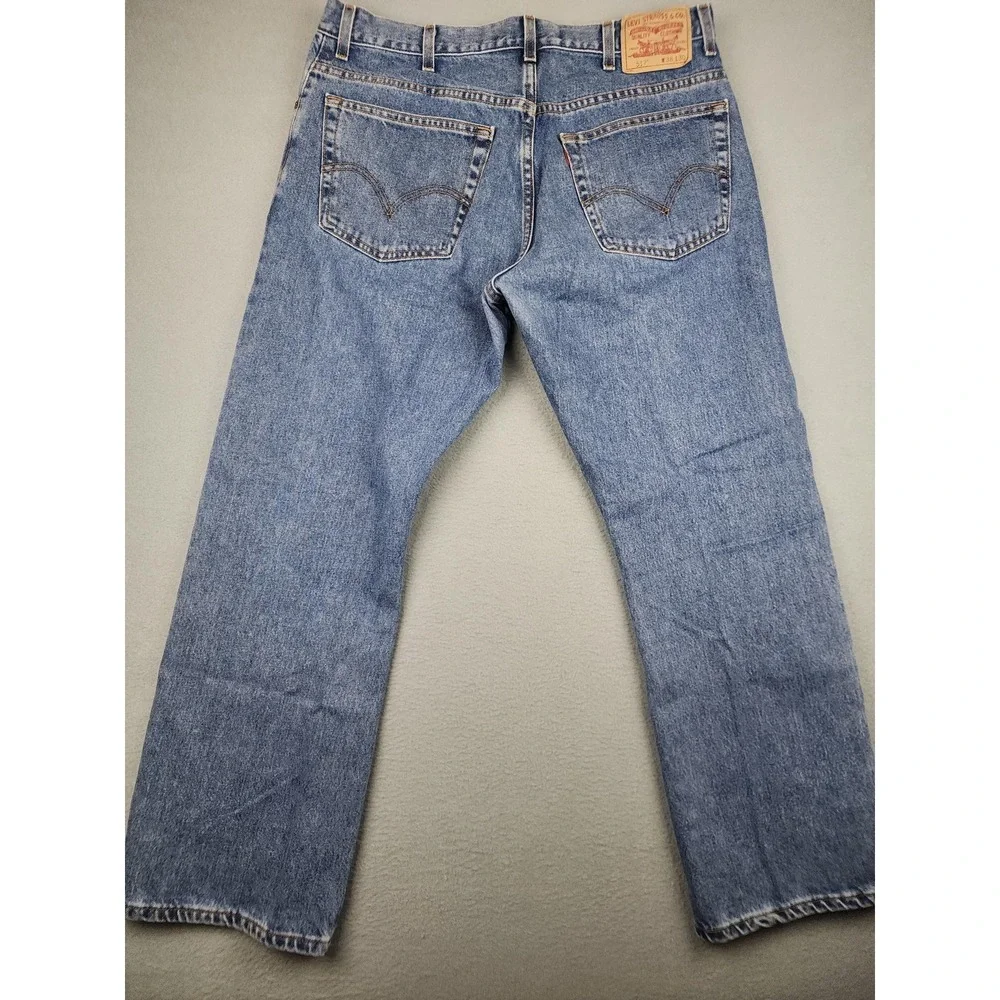 Levi's 517 Bootcut Jeans Mens 3(36)x30 Medium Wash Blue Cotton Denim Casual